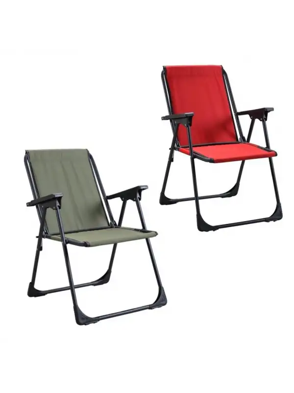 Leva Kamp Sandalyesi Lüx Plastik Kollu