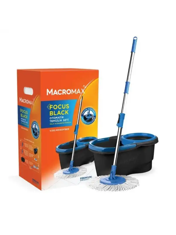 Macromax Focus Black Otomatik Temizlik Seti
