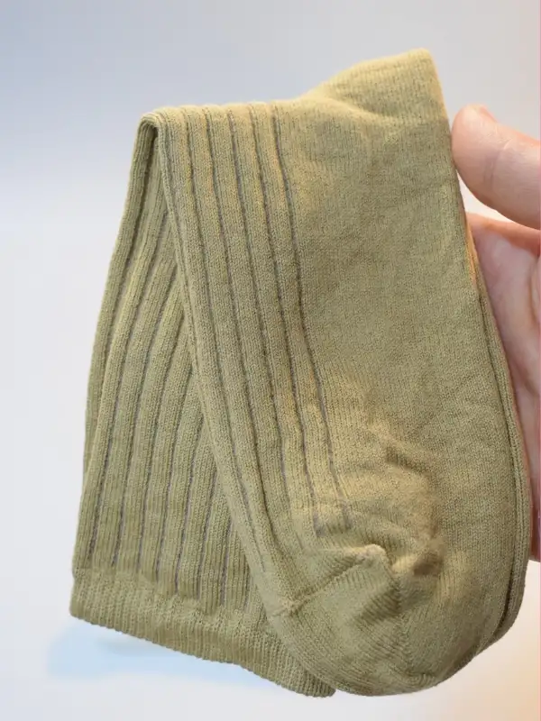 Açık Kahverengi Sade Kadın Çorabı