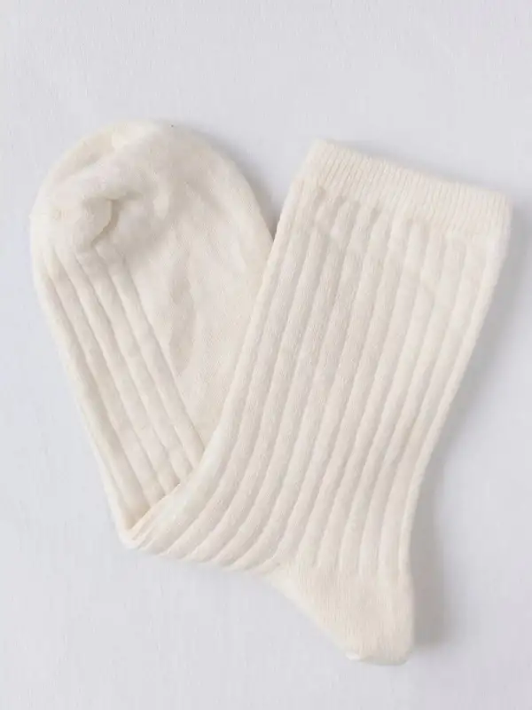 Bej Sade Kadın Çorabı