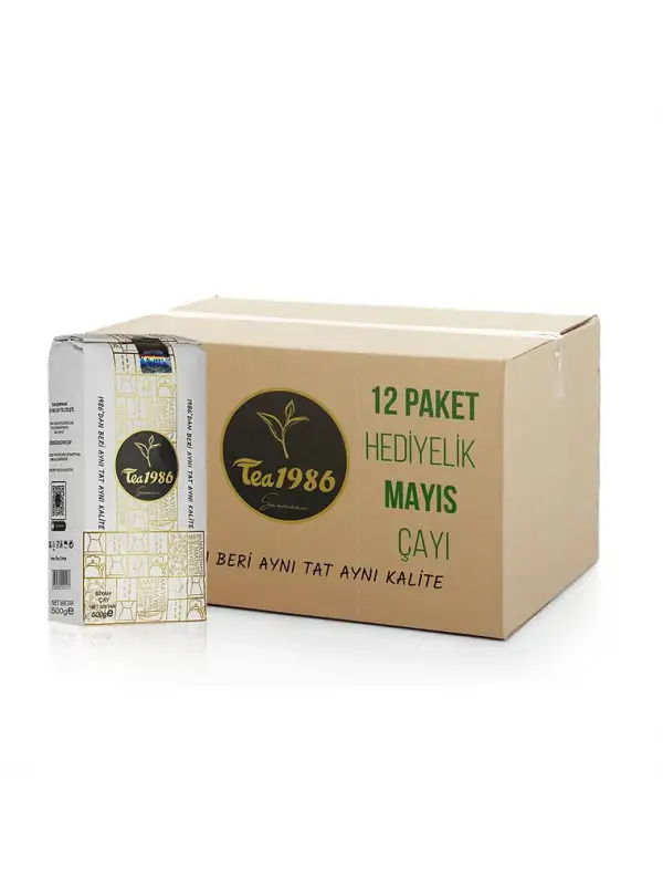 Mayıs Çayı Beyaz Paket Tea1986 500Gr 12li Paket
