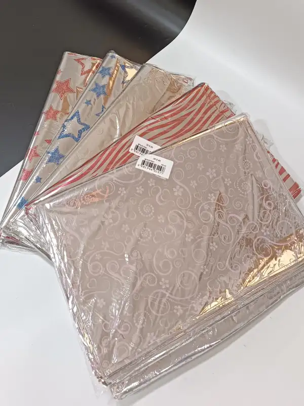 Metalize Hediye Paketi Bantlı Yapışkanlı 30x50cm 25 Adet