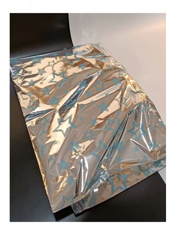 Metalize Hediye Paketi Bantlı Yapışkanlı 40x60 cm 100 Adet