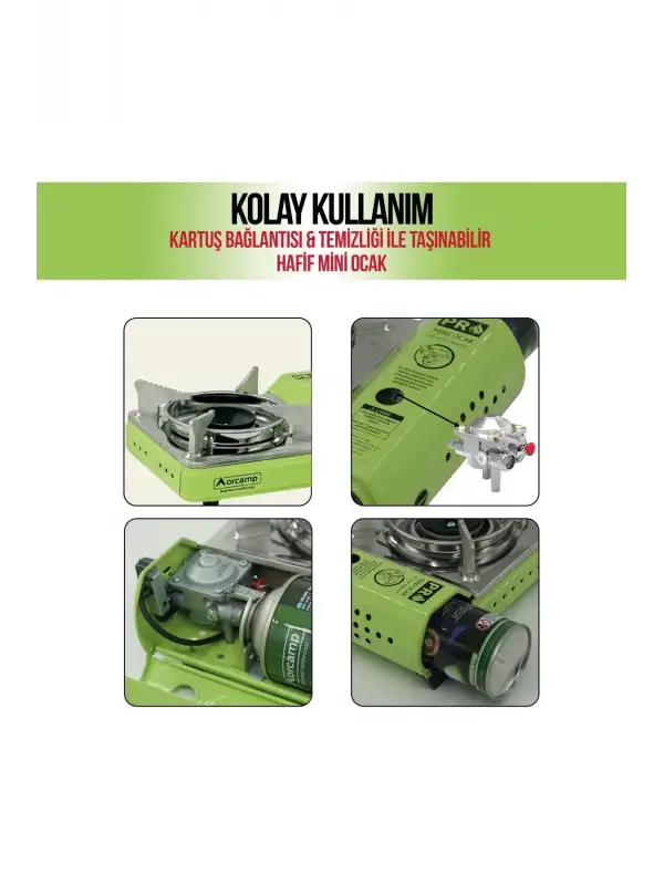 Mini Portatif Kamp Ocağı