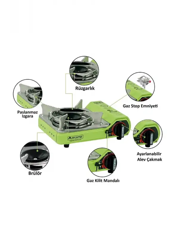Mini Portatif Kamp Ocağı