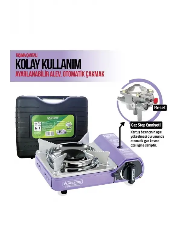 Mini Portatif Kamp Ocağı Orman Lezzetleri