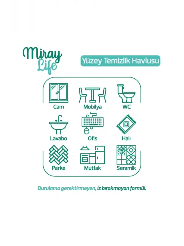 Yüzey Temizlik Havlusu 2x100 Adet