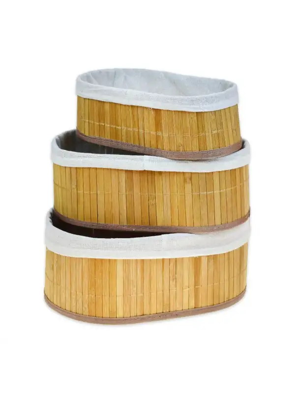 Mitra Bambu Oval Sepet 3 Lü Mtr-2403556