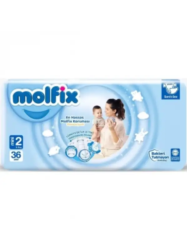 Molfix Mini Bantlı Bebek Bezi 36 Adet
