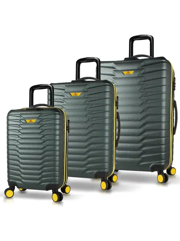 My Valice Croc 3 Lü Valiz Seti Haki