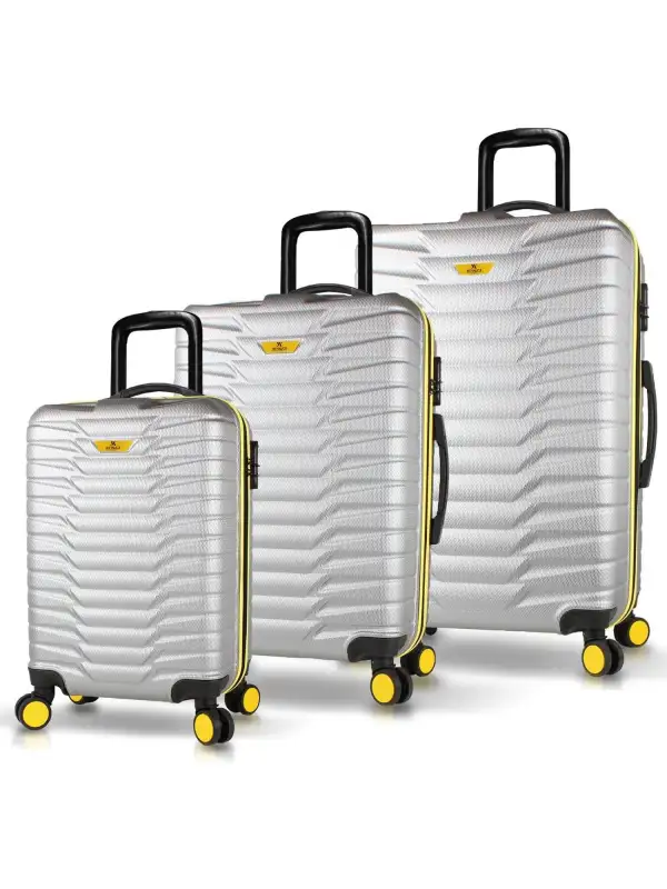 My Valice Croc Abs 3 Lü Valiz Seti Gri