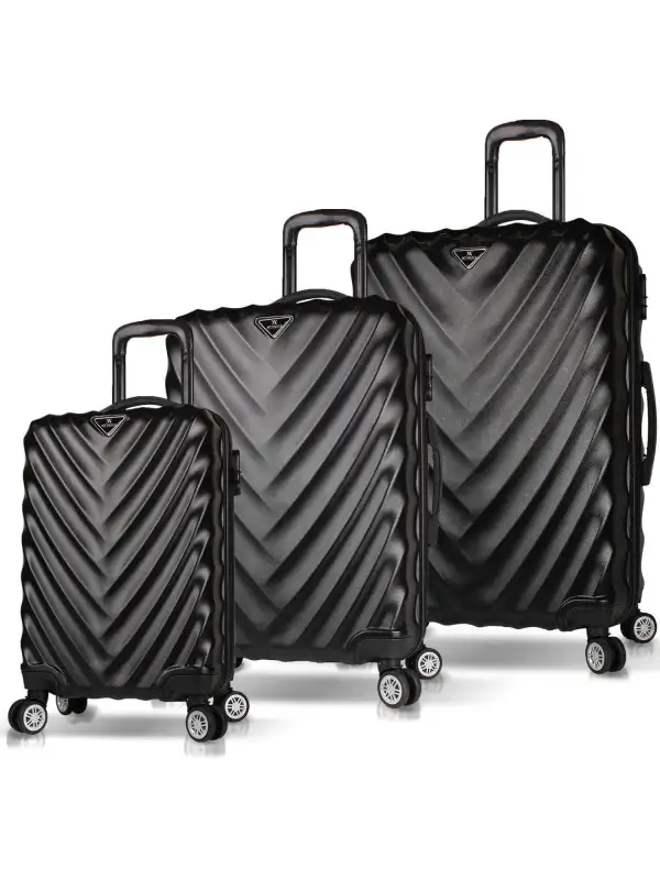 My Valice Lotus 3 Lü Valiz Siyah