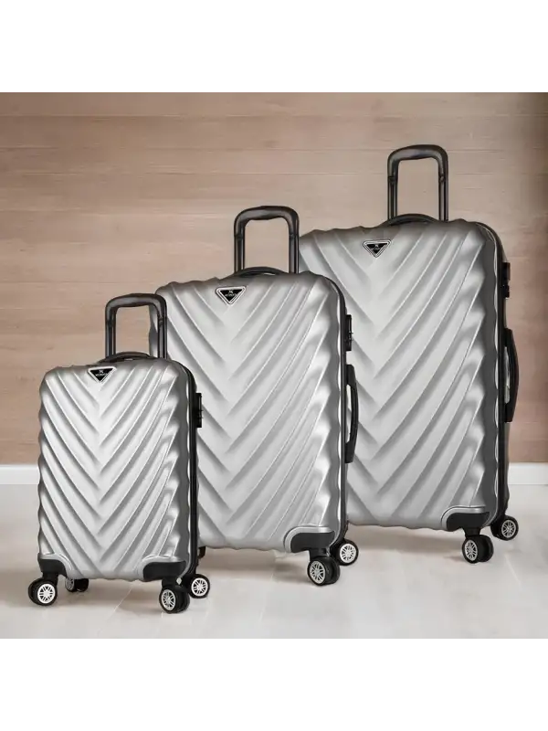 My Valice Lotus Abs 3 Lü Valiz Seti Gri