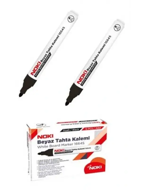 Noki Beyaz Tahta Kalemi Siyah 1664s