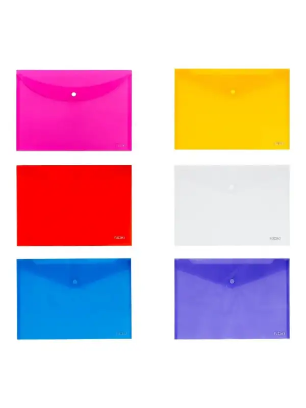 Noki Dosya Çıtçıtlı Evrak Zarfı Renkli 3101