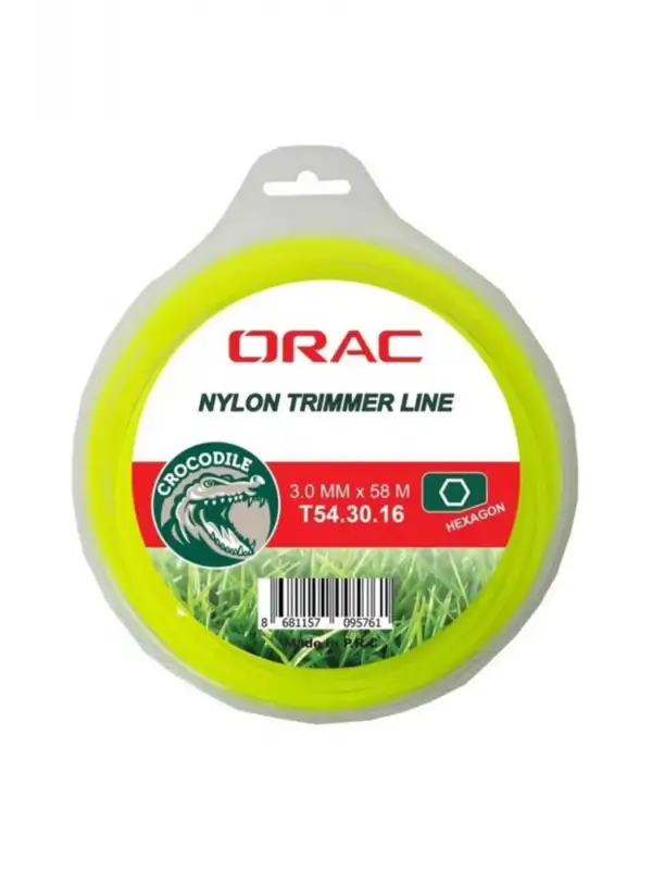 Altıköşe Sarı Motorlu Tırpan Misinası 3.5 mm 40 mt