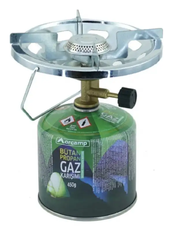 Orcamp Kamp Gaz Kartuşu Siboplu Ocak Set Orgaz 450 Gr