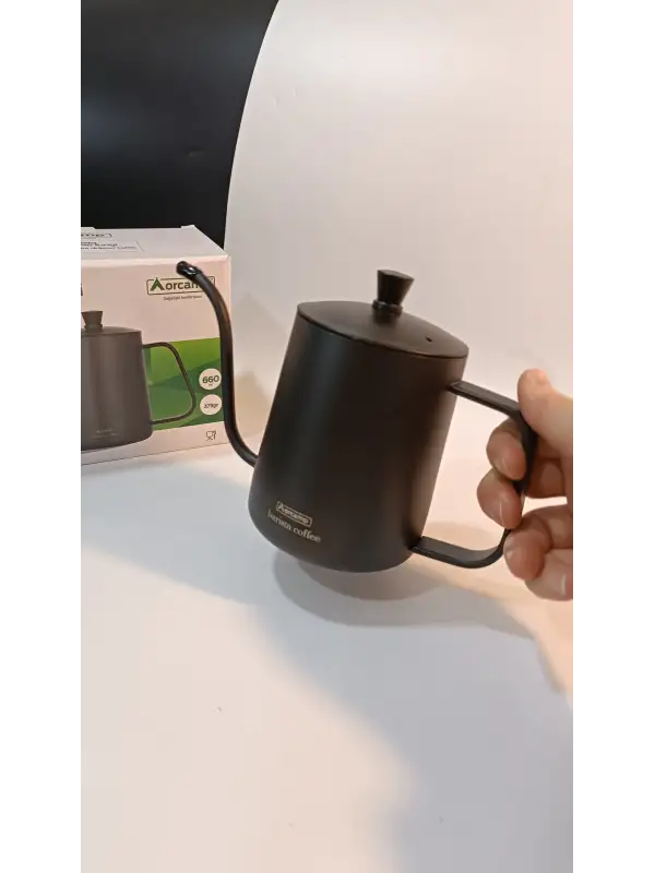 Barista Kahve Ve Çay Cezvesi Ince Ibrikli Dekoratif Cezve Orcamp Out-1650