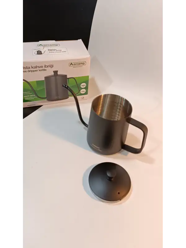 Barista Kahve Ve Çay Cezvesi Ince Ibrikli Dekoratif Cezve Orcamp Out-1650