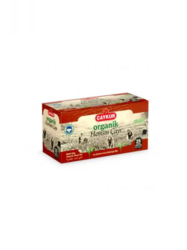 Organik Hemşin Siyah Süzen Bardak Poşet Çay 25 X 2 gr