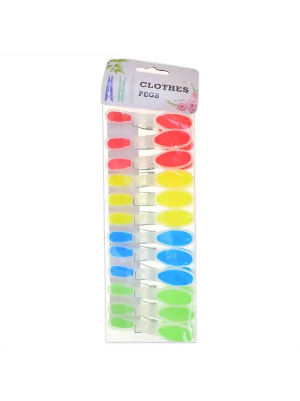 Oriana Home Silikon Çamaşır Mandalı 12li M-147