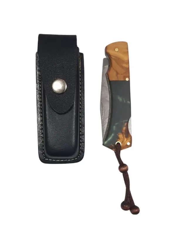 Outdoor Kılıflı Çakı Kamp Bıçağı Çakı Bıçağı Piknik Bıçak Çakısı Epokis 4116 Düz Ağız 9cm