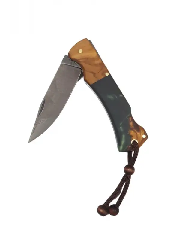 Outdoor Kılıflı Çakı Kamp Bıçağı Çakı Bıçağı Piknik Bıçak Çakısı Epokis 4116 Düz Ağız 9cm