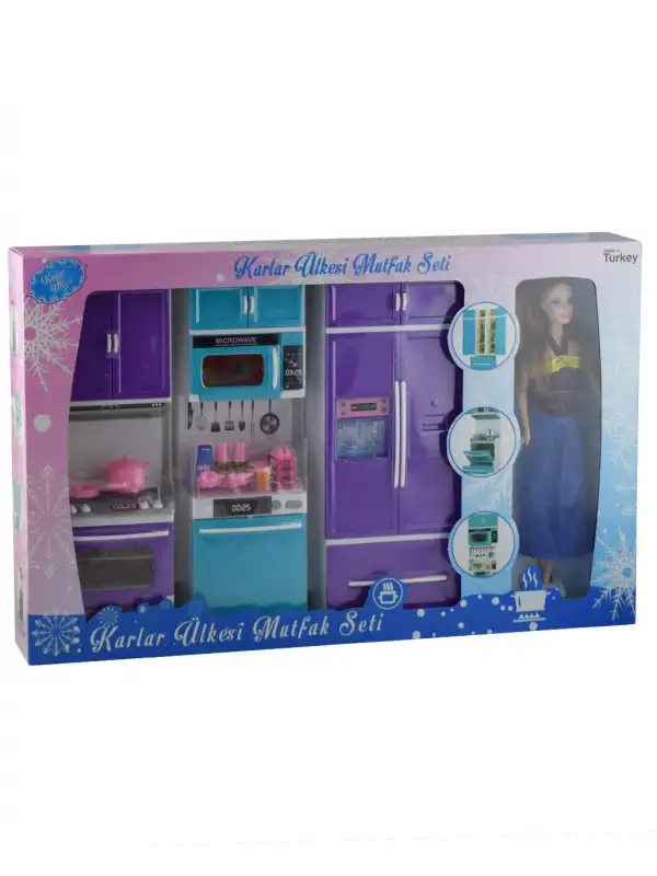 Oyd Karlar Ülkesi Bebekli 3 Lü Dolap 02335