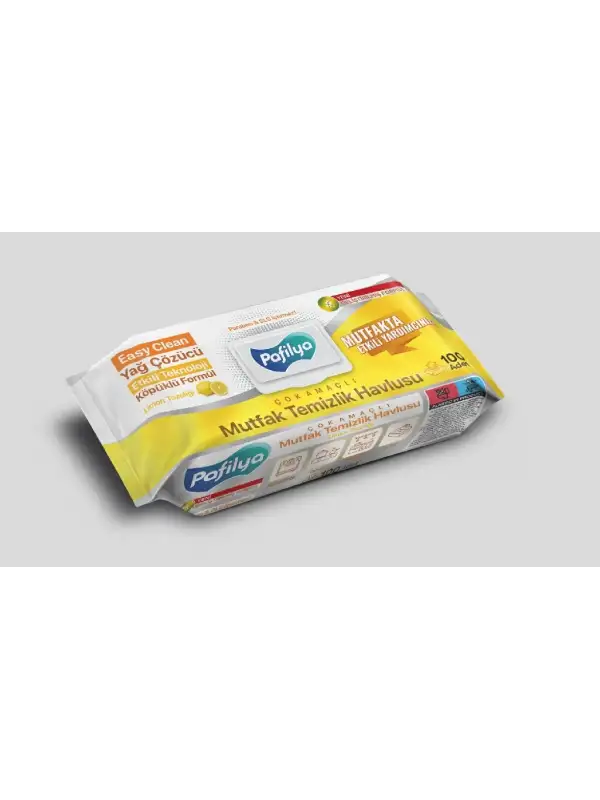 Pafilya 100 Lü Premıum Yüzey Temizlik Havlusu Mutfak Limon