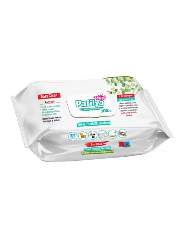 Pafilya 102 Li Yüzey Temizlik Havlusu Beyaz Sabun