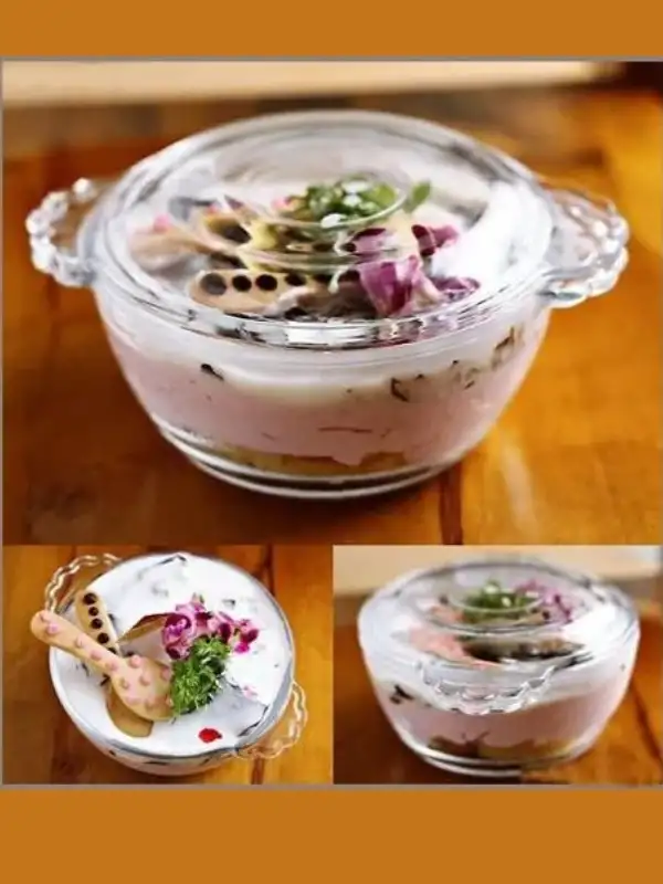 Paşabahçe 2li Cam Kapaklı Mini Tencere