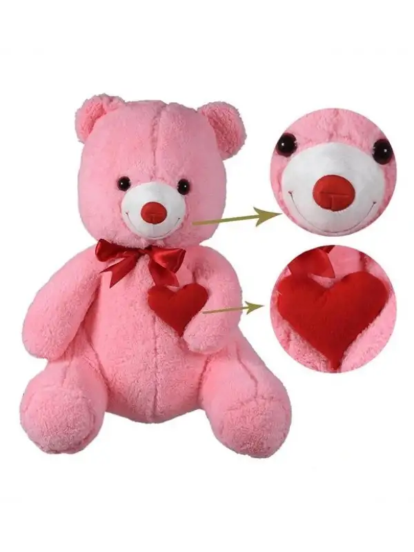 Peluş 80 Cm Kalpli Ayı Pl62531