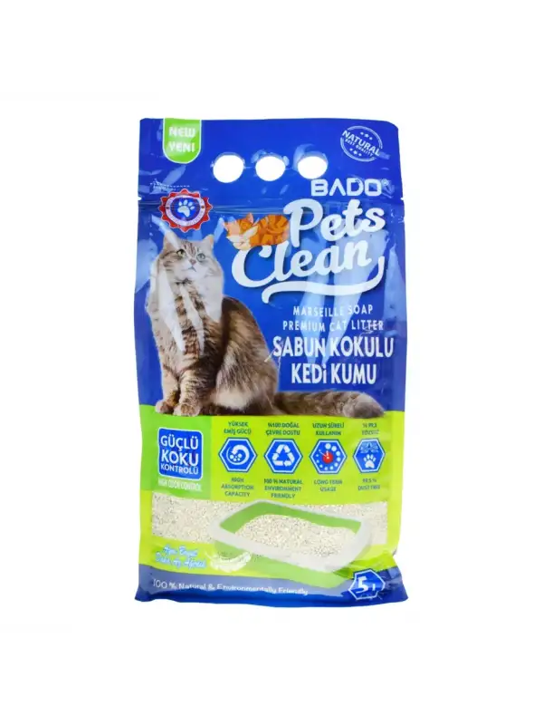 Pets Clean Kedi Kumu Sabun Kokulu 5 Lt