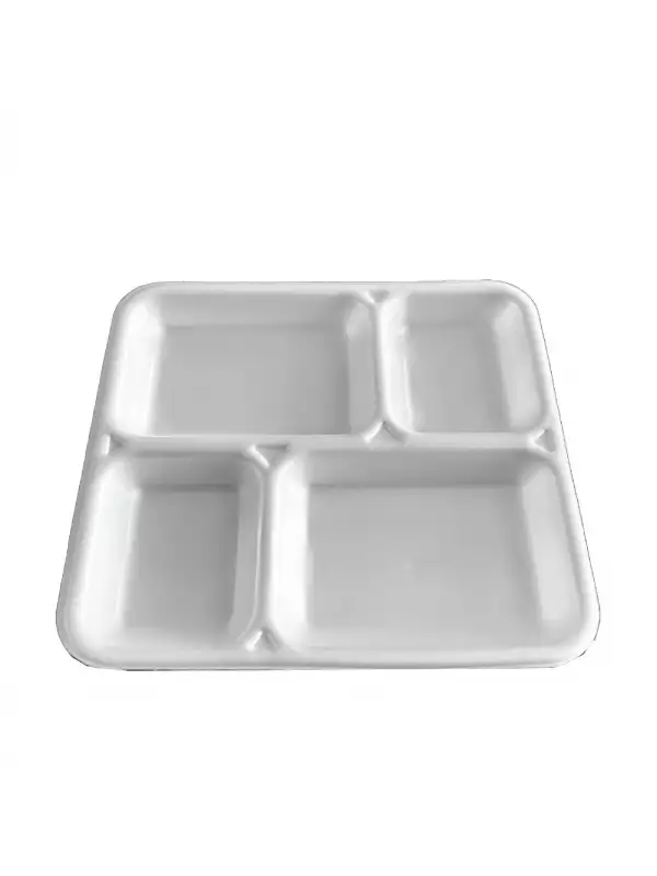 Pgs Köpük Tabak 4 Bölmeli 100 Lü