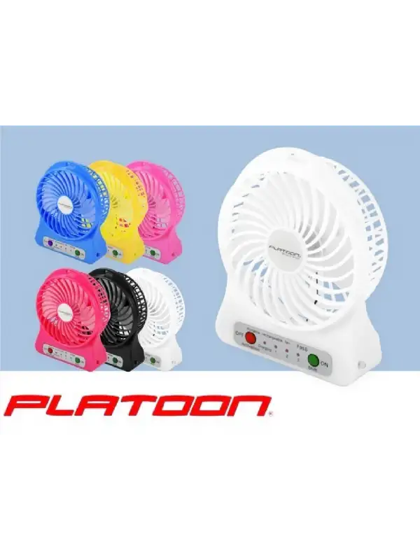 Pl-9908 Pilli Tuşlu Vantilatör