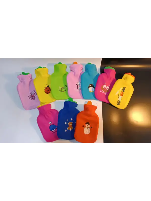 Polar Yıkanabilir Kılıflı Tekli Sıcak Su Torbası | Renkli Küçük