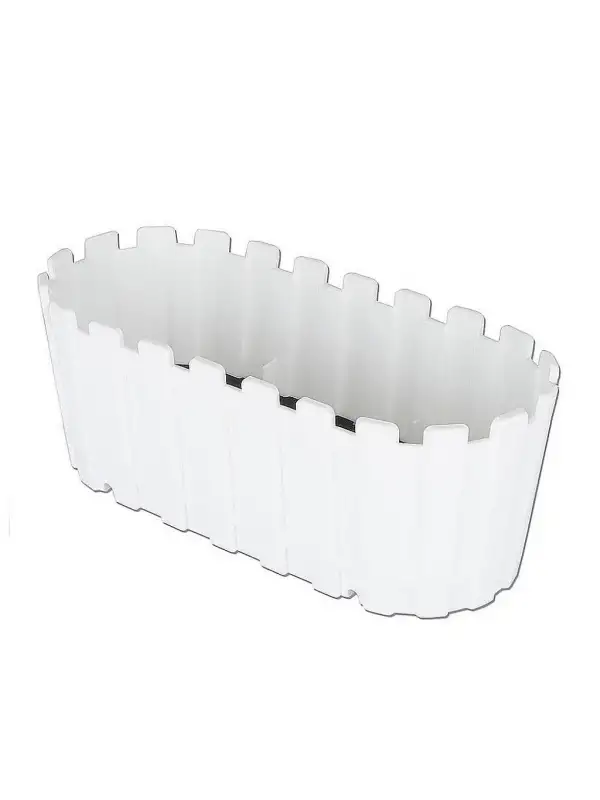 Poliwork Akasya Balkon Saksı Beyaz 30