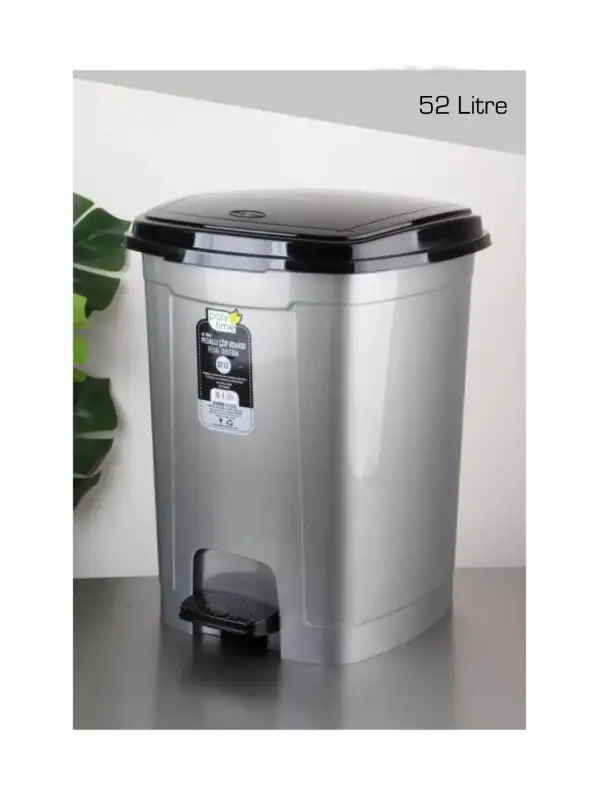 Polytime Çöp Kovası Pedallı 52lt No:5 E-256