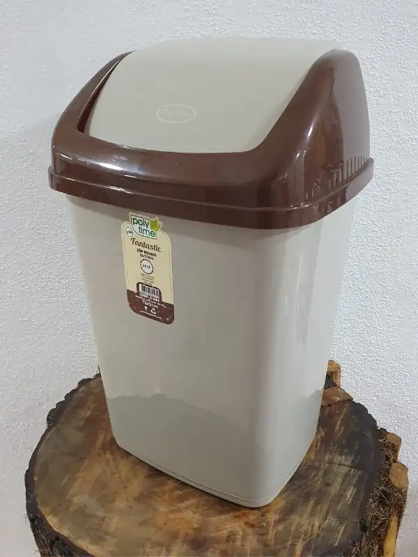 Polytime Fantastik Çöp Kovası 20 Litre Kahverengi