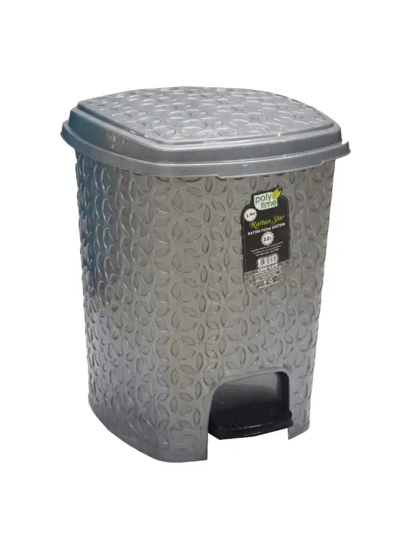 Polytime Rattan Star Pedallı Çöp Kovası No:2 E-248