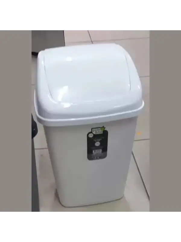 Polytime Sallanır Kapak Ofis Banyo Mutfak Bahçe Çöp Kutusu Kovası / 10 Litre Kategori: Ev Gereçleri