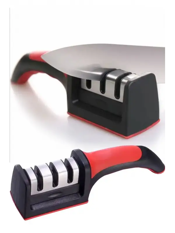 Profesyonel Bıçak Bileme Aleti Mutfak Makası Bileyici 3 Açılı Elmas Uçlu