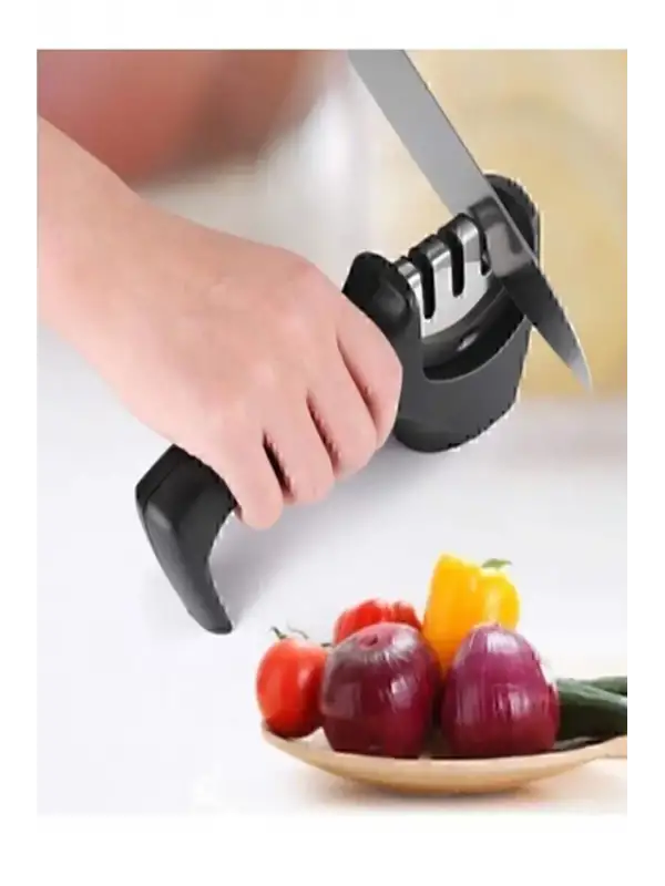 Profesyonel Bıçak Bileme Aleti Mutfak Makası Bileyici 3 Açılı Elmas Uçlu