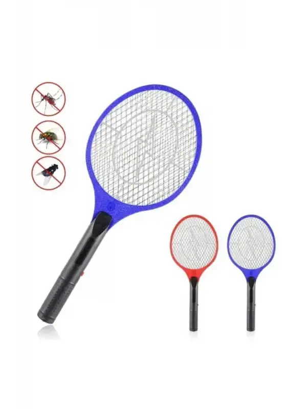 Sinek Raketi Şarjlı Sivrisinek Öldürücü Raket Haşere Öldüren Sineklik Aleti