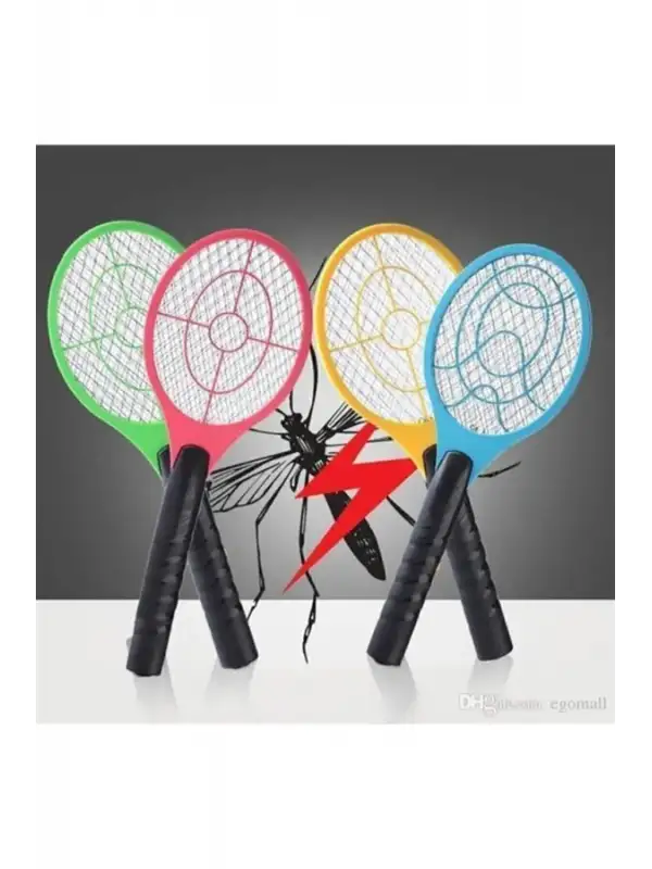 Sinek Raketi Şarjlı Sivrisinek Öldürücü Raket Haşere Öldüren Sineklik Aleti