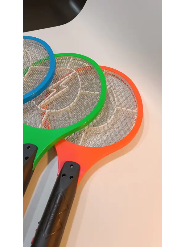 Sinek Raketi Şarjlı Sivrisinek Öldürücü Raket Haşere Öldüren Sineklik Aleti