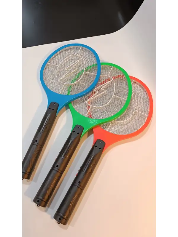 Sinek Raketi Şarjlı Sivrisinek Öldürücü Raket Haşere Öldüren Sineklik Aleti