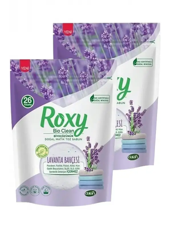 Roxy Bio Clean Matik Sabun Tozu Lavanta Bahçesi 2 X 800 gr