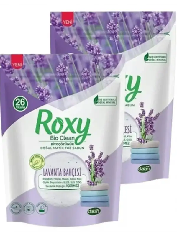 Roxy Bio Clean Matik Sabun Tozu Lavanta Bahçesi 2 X 800 gr