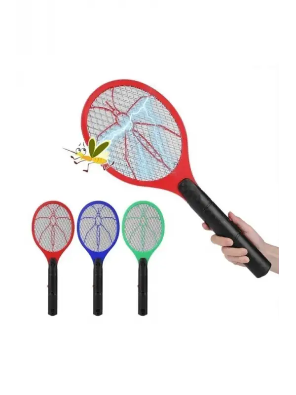 Şarjlı Sinek Raketi Sivrisinek Öldürücü Raket Haşere Öldüren Elektrikli Sineklik Aleti